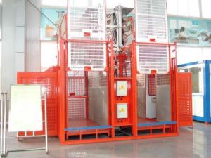 Buy cheap Frequency Conversion Control System Construction Lift Rental , Double Cage Export Construction Hoist Hire product