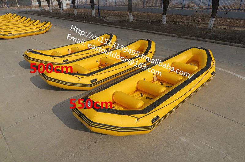 Buy cheap Raft 4,whitewater rafts, rubber rafts whitewater,fishing rafts, yellow color, PVC,Length-500cm product