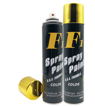 Buy cheap Anti Corrosive Bright Gold Aerosol Spray Paint product