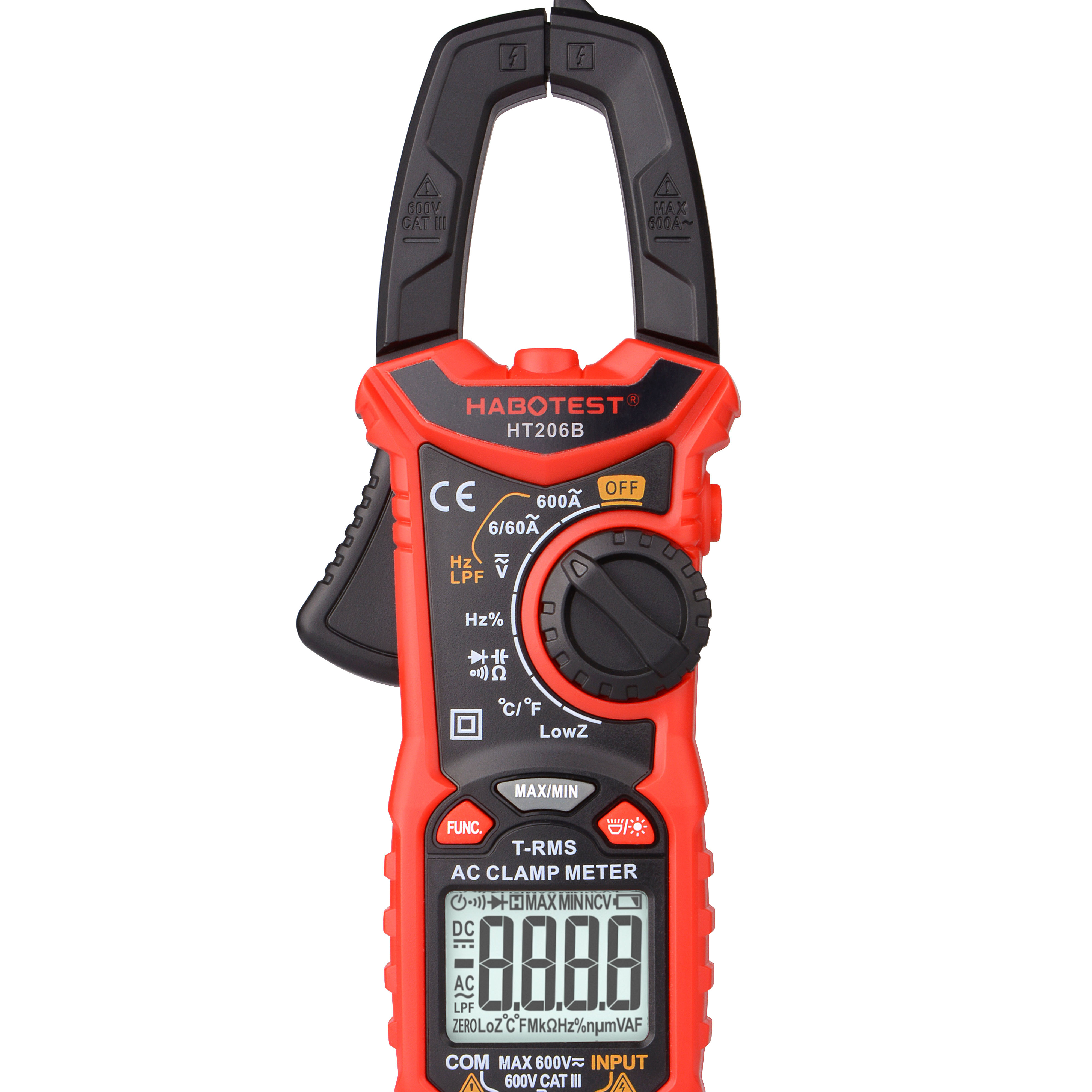 Buy cheap True RMS Auto Range HT206B 60V 60A Clamp Meter Tester product
