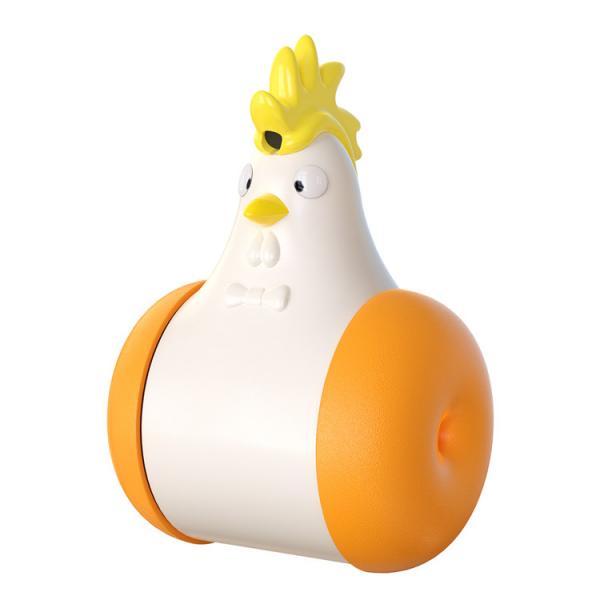 Quality Cute Chick Shape Voice Control Tumbler Laser Pet Cat Interactive Toy for sale