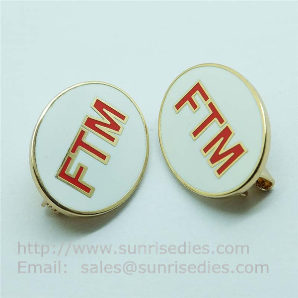 Buy cheap Cloisonne copper lapel pin with safety pin, personalized brass Cloisonne pin badges wholesale product