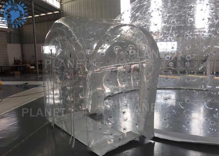 Buy cheap Outdoor Transparent Inflatable Dome Tent For Mobile Hotel / Clear Igloo Tent product