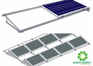 Buy cheap Non Penetration Horizontal Ballasted Solar Racking Systems product