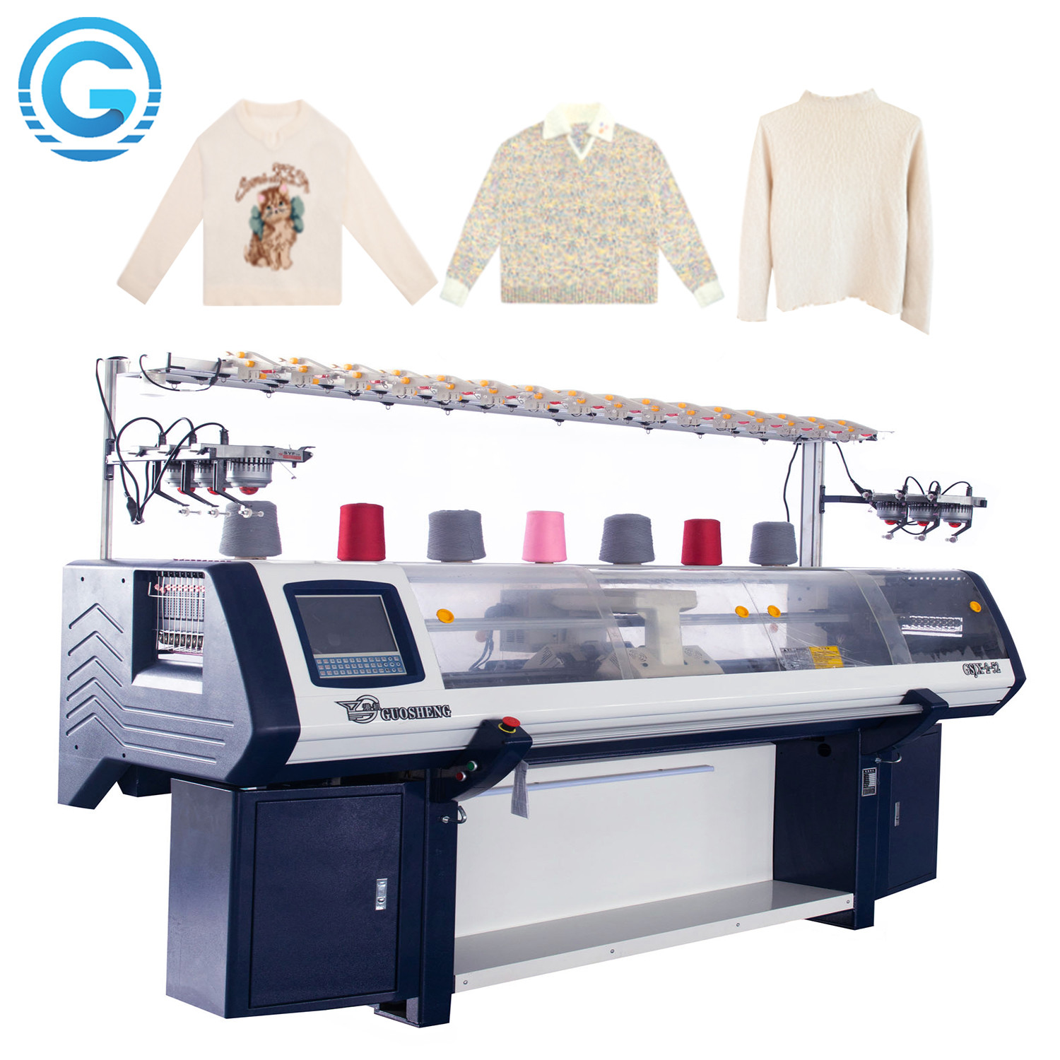 Buy cheap Double System Smart Sweater Knitting Machine Home Computerized Knitting Machine from wholesalers