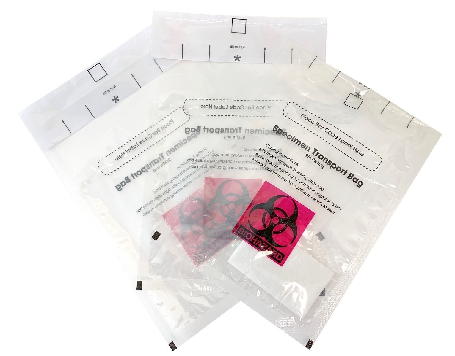 Buy cheap FDA Air Transport 95kPa Biohazard Bag customizable product