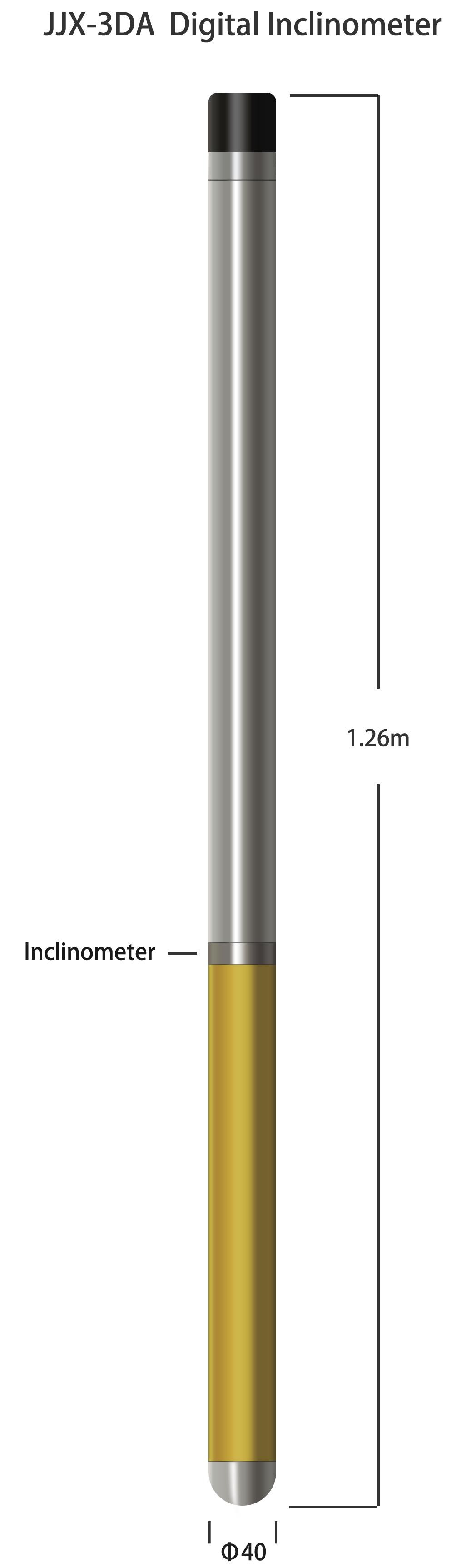 Buy cheap Azimuth 0°～360° Vertex Angle 0°～50° bipolar codes High Precision Digital Inclinometer product