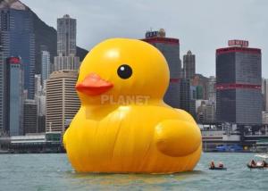 Buy cheap Outdoor Water Advertising Inflatable Duck Model Big Yellow Rubber Duck For Commercial product