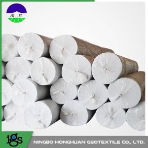 Buy cheap Environmental Needle Punched Non Woven Geotextile Fabric 13.0kN/M Tensile Strength product