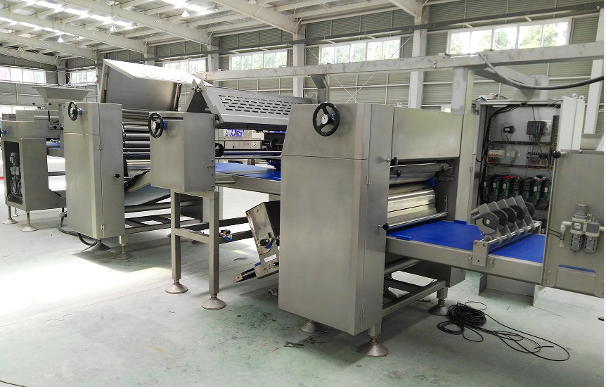 Buy cheap Auto - Proofing Pita Production Line With Gas Fuel Tunnel Oven , Pita Bread Maker Machine product