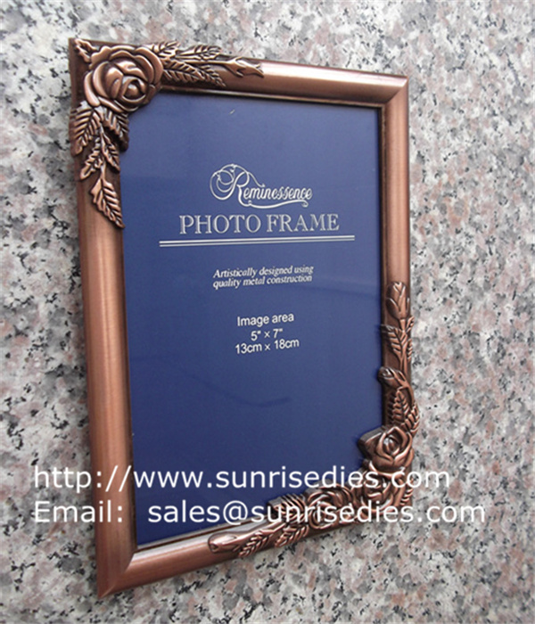 Metal rose picture frames supplier