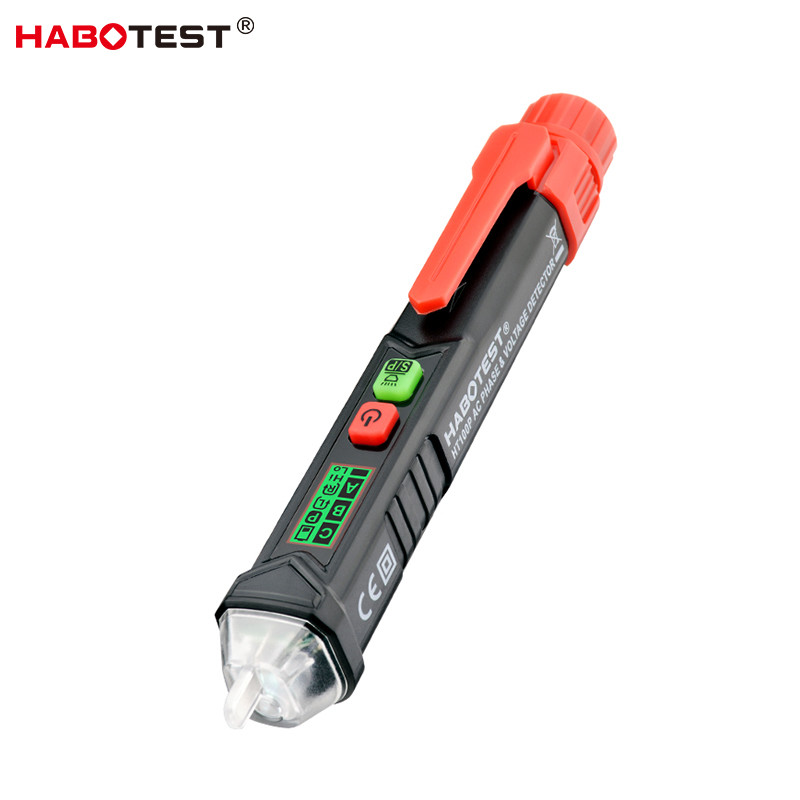 Buy cheap HABOTEST HT100P Digital AC Phase Voltage Pen Tester LCD display detector NCV Safety Voltage Tool Non-Contact Electrosco product