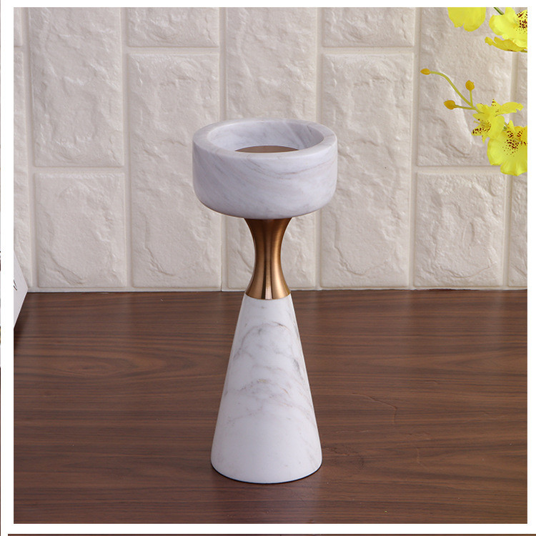 Buy cheap Elegant Marble Candle Holder Home Decoration Wedding Decoration product