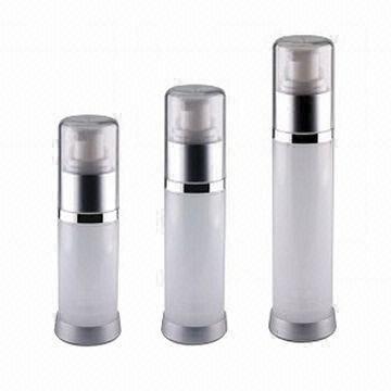 Buy cheap Cosmetic Airless Bottles with PP Material for Skin Care Cream, Various Colors are Available product