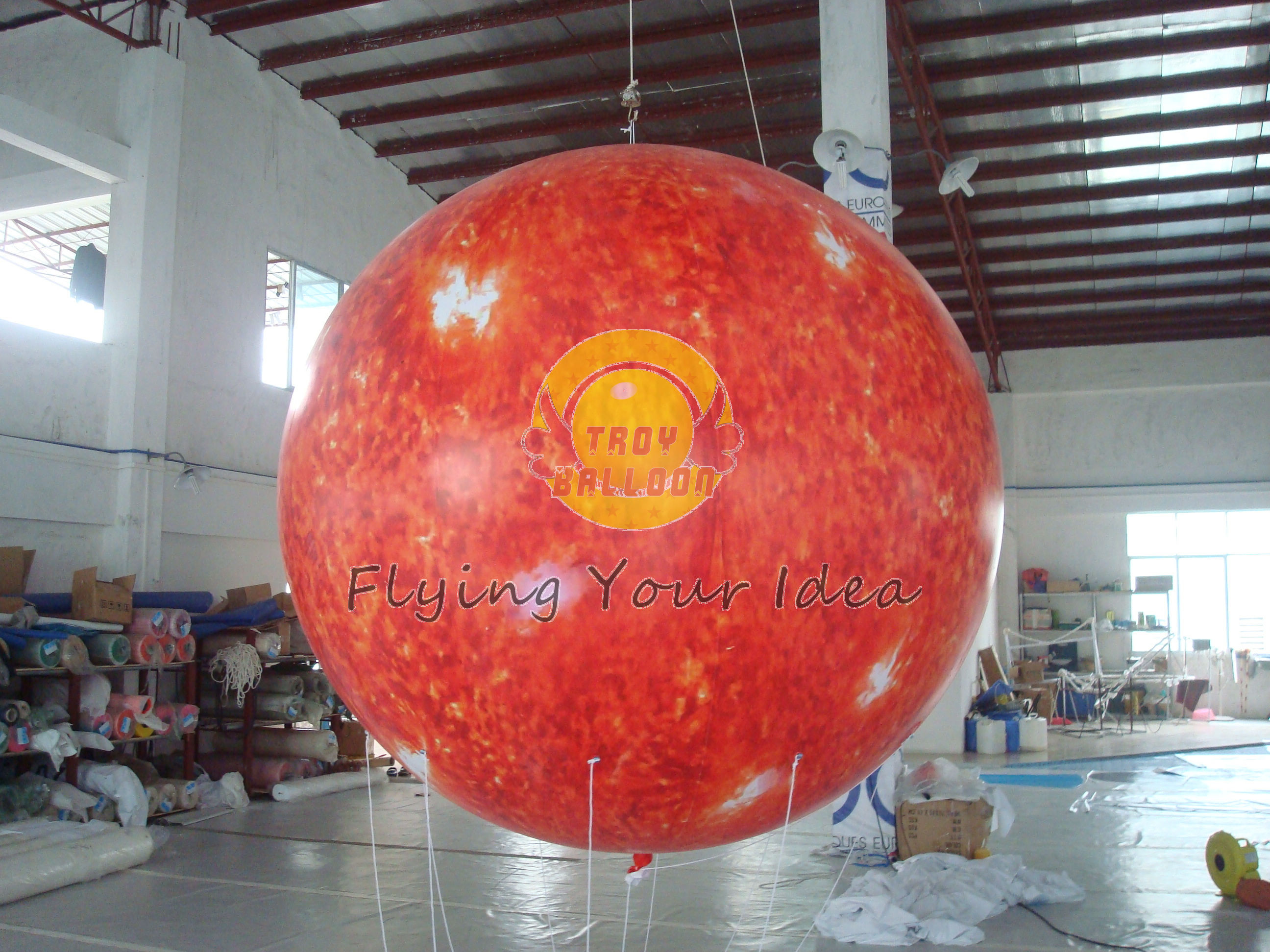Buy cheap 2.5m helium PVC Fireproof with B1 Certificate and Waterproof Sun Earth Balloons Globe with Total Digital Printing product