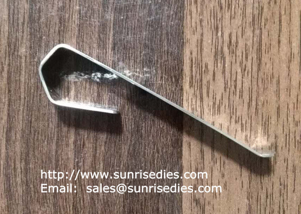 Buy cheap Stamped Spring steel clips, OEM spring steel clips by hydraulic press product