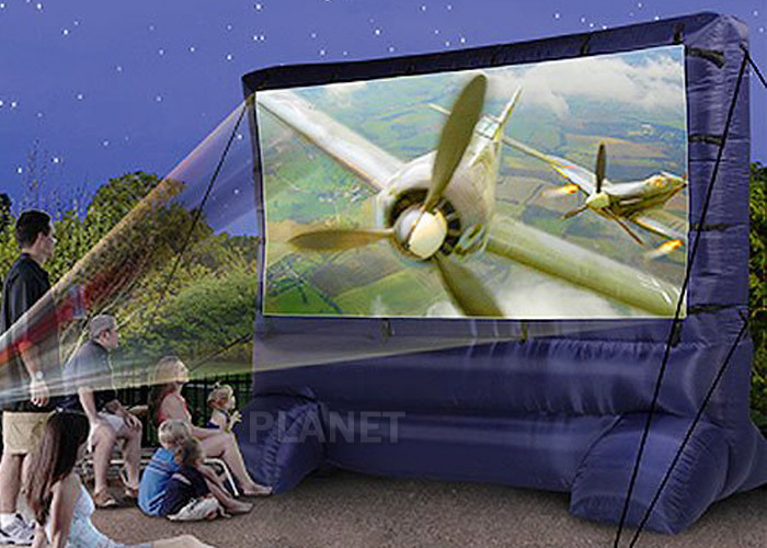 Buy cheap Lightweight Inflatable Outdoor Projector Screen Fabric Material Apply To Home product