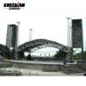 Buy cheap Silver Black Semi Circle Roof Easy Install Stage Lighting Round Truss from wholesalers