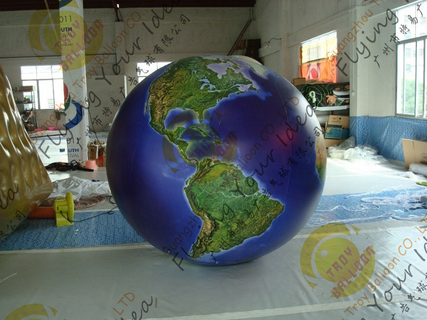 Buy cheap Waterproof Earth Balloons Globe , Large Inflatable Advertising Balloons product