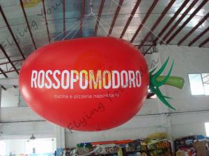 Buy cheap 4m Long Plum Tomato Shaped Balloons For Haning / Pop Display / Event Show product