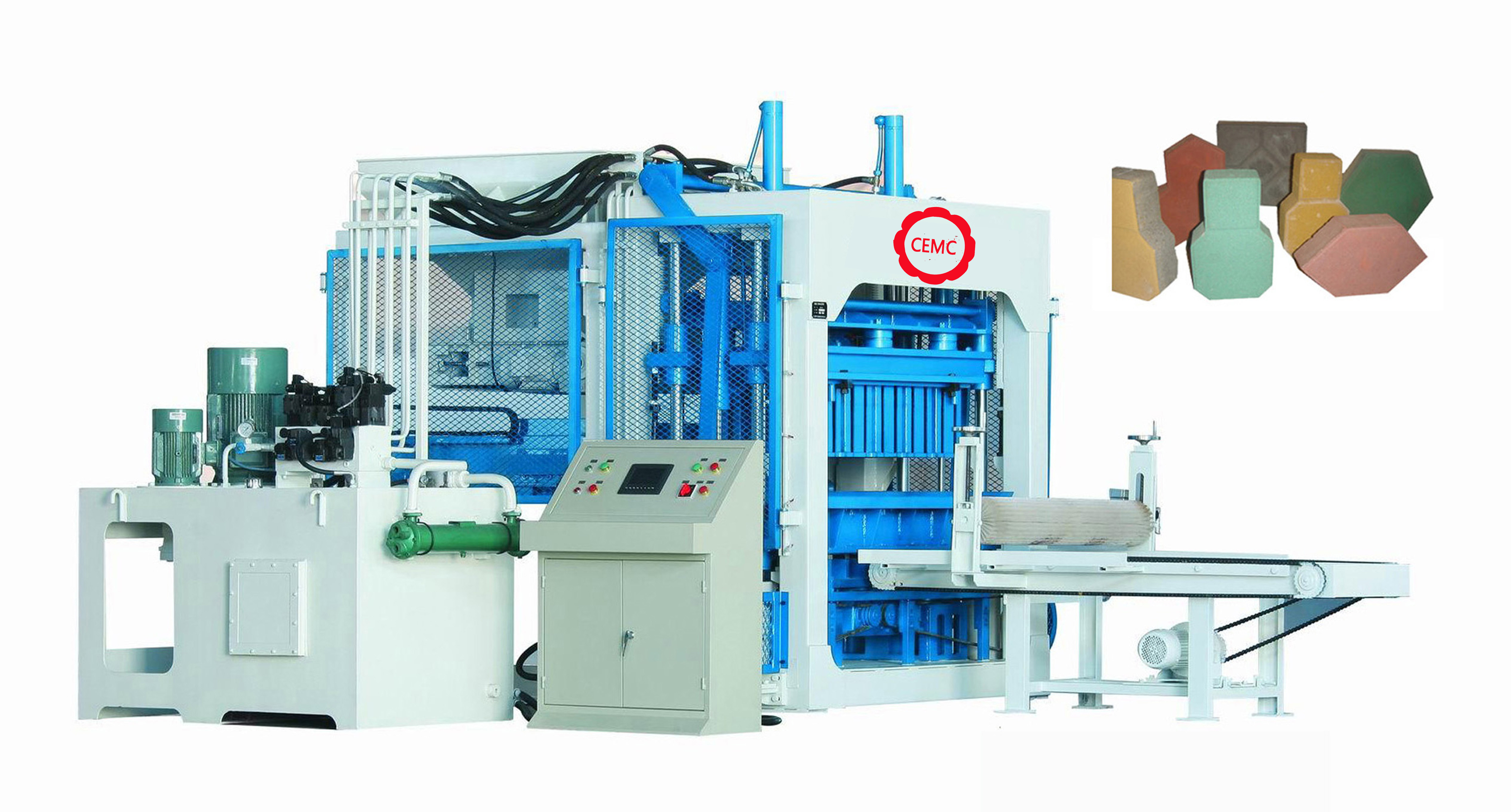 Buy cheap Fully Automatic Concrete Block Making Machine For Cement / Sand / Rivel Sand Materials product