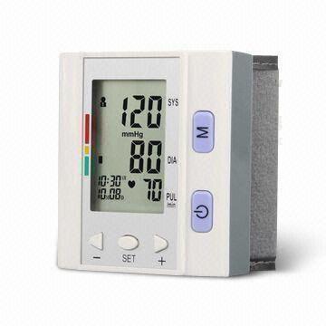 Buy cheap Digital Blood Pressure Monitor, Comes in Wrist Type, with Fully Automatic Function product