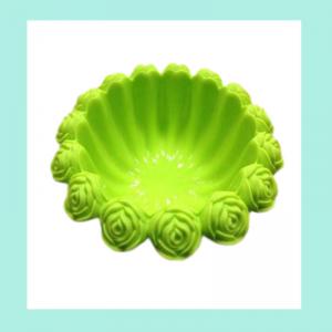 Buy cheap rose shape silicon lace cake mold ,round shape silicon baking cupcake mold product
