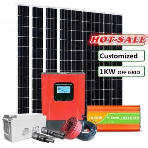 Buy cheap PV Panel Off-grid Mounting Systems Solar Structure  On Grid 5kw Solar Complete Solar System Home Solar Lights Bracket product