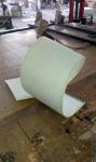 Polyester filament Pneumatic fluidizing conveyor medium the woven type Air slide