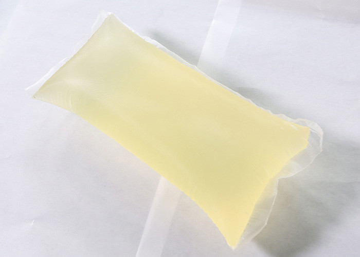 Buy cheap Surgical Gown Hot Melt PSA For Medical Non Woven Fabrics with clear transparent color and light yellow color product
