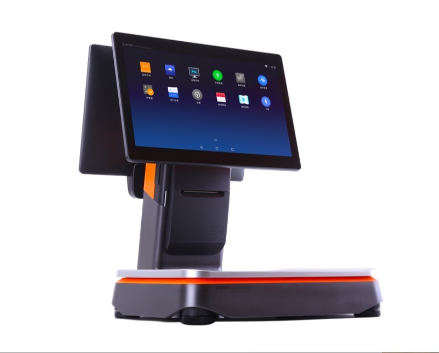 Buy cheap Android 7.1 POS Weighing Scale 15.6 Inch Single Screen Built In 80mm Printer product