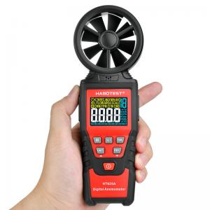Buy cheap 8 Fan Blades Handheld Digital Anemometer , 9999 Counters Portable Wind Meter product