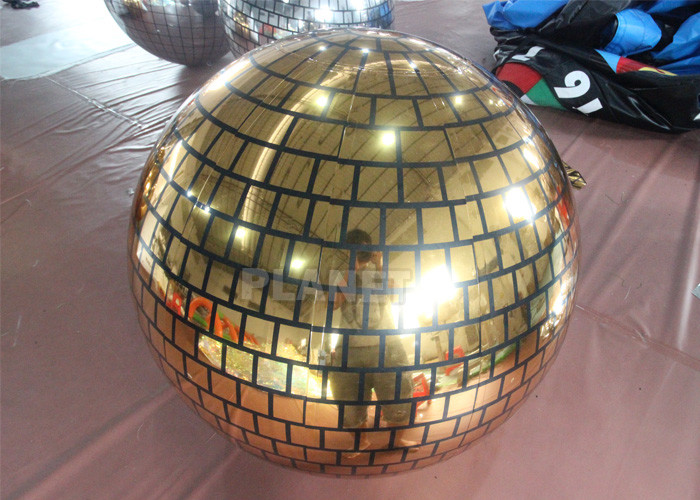 Buy cheap Reflective Mirror Material Inflatable Reflective Ball Huge Inflatable Disco Balls Wedding Decor Inflatable Mirror Ball product