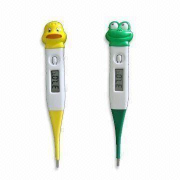 Buy cheap Digital Thermometers with Cartoon Head, LCD Display, Waterproof product