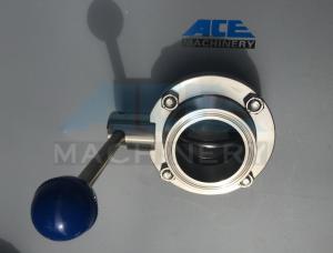 Buy cheap Stainless Steel Sanitary Butterfly Valve with Weld/Nut End (ACE-DF-2D) product