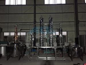 Buy cheap Distiller Alcohol Distiller Distill Gin Distillation Unit Bubble Cap Column product