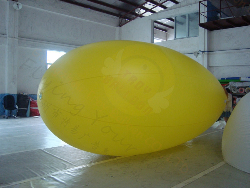 Buy cheap Yellow Zeppelin Helium Balloon Inflatable Waterproof For Outdoor Sports product