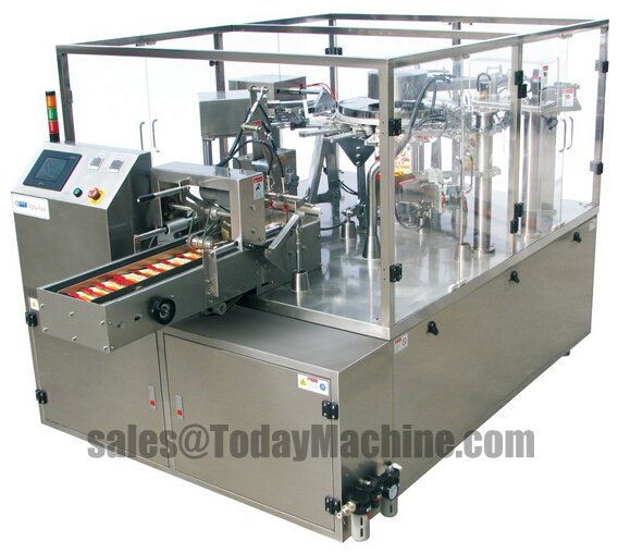 Buy cheap Automatic counting rotary packing machine,automatic premade pouch filling sealing packing machine product
