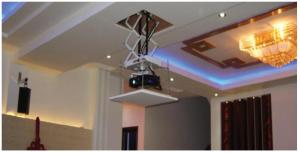 Ceiling Mounted 200cm Automated Projector Lift Motorised
