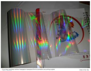 Buy cheap holographic transparent hot stamping foil product