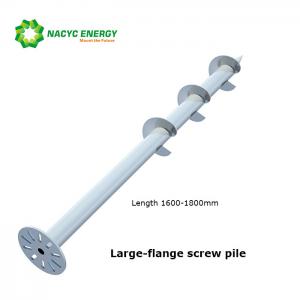 Buy cheap 220mm Flange Q235 Steel Ground Screw Piles For Solar Mounting System product