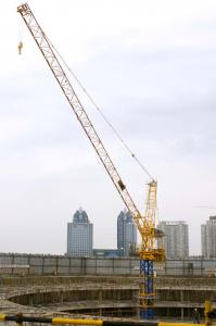 Buy cheap Tower Crane Equipment For Construction Material 10 Ton Max Lifting Load 192m Max Lifting Height product