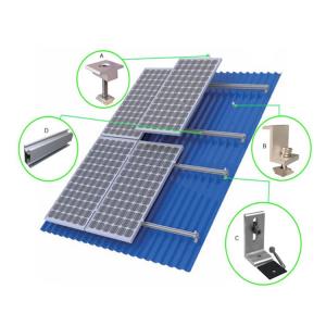 Buy cheap 15KW 20KW Pitched Metal Roof Solar Mounting System Easy Installaion Solar Panel Kit product