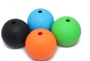 Buy cheap colorful silicone ice spheres for christmas , silicone whisky ice ball mold product