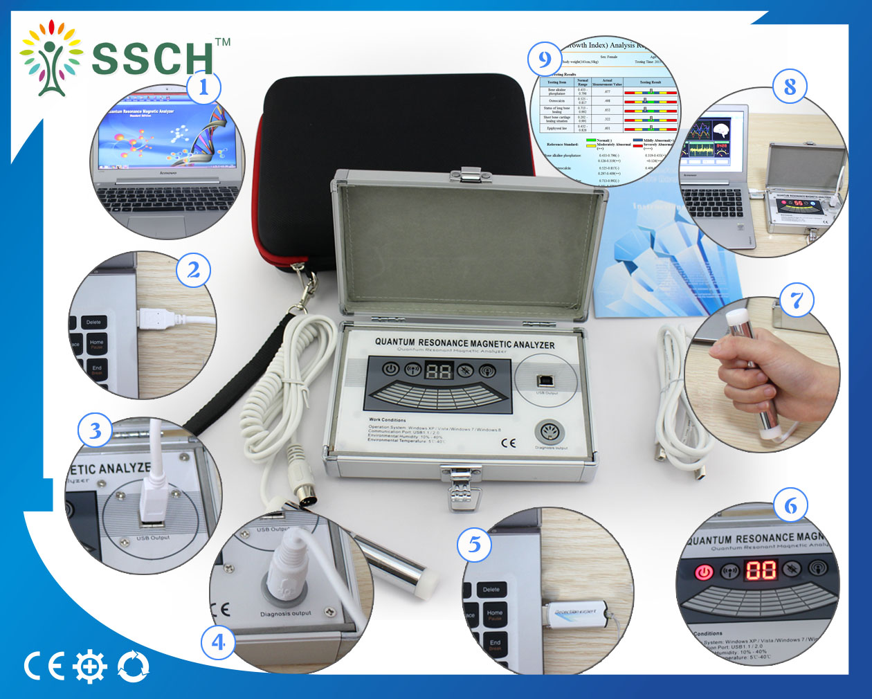 Buy cheap Magnetic Resonance Quantum Therapy Machine 41 Reports CE Approved from wholesalers