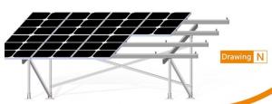 Buy cheap Mounting Solar Systems Great  Solar Panel Brackets Ground  Solar Racking System  Solar Solutions product