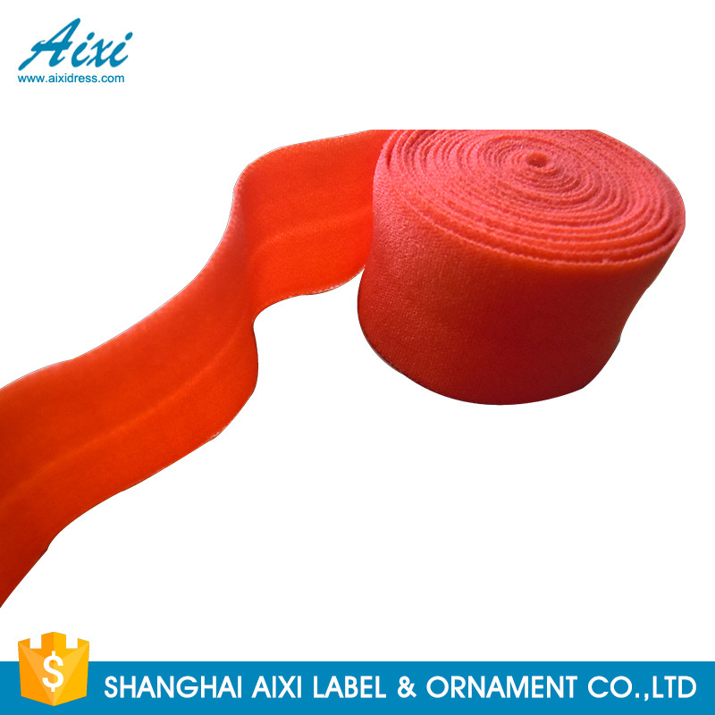 Buy cheap Decorative Coloured Fold Over 10 - 30mm Elastic Binding Tape For Underwear product