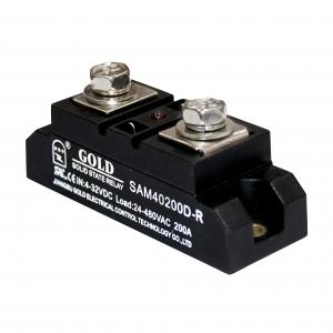 Buy cheap 240v 200a High Frequency Solid State Relay Din Rail Mount product