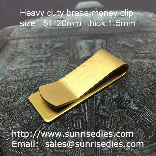 Buy cheap Plain brush brass Money Clips for Personalized gifts, metal money clips wholesale product