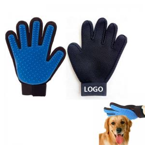 Buy cheap Colorful Promotional Pet Massage Gloves Dog Comb Logo Customized product